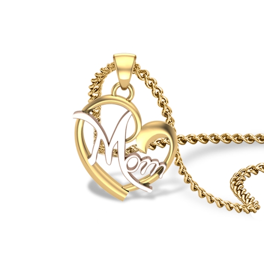 Isabella Yellow Gold Pendant Designs For Female