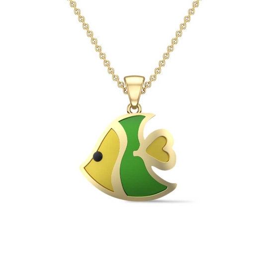 Ayleen Fish Gold Pendant Designs For Female