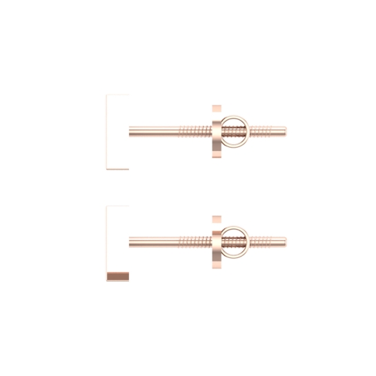 Noor Gold Stud Earring