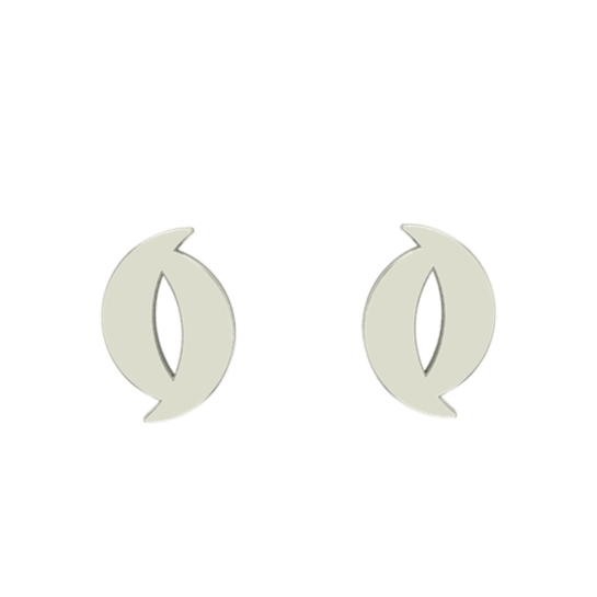 Drishti Gold Stud Earrings Design for daily use 