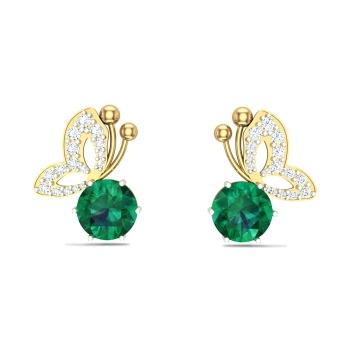 Aadita Diamond Stud Earrings