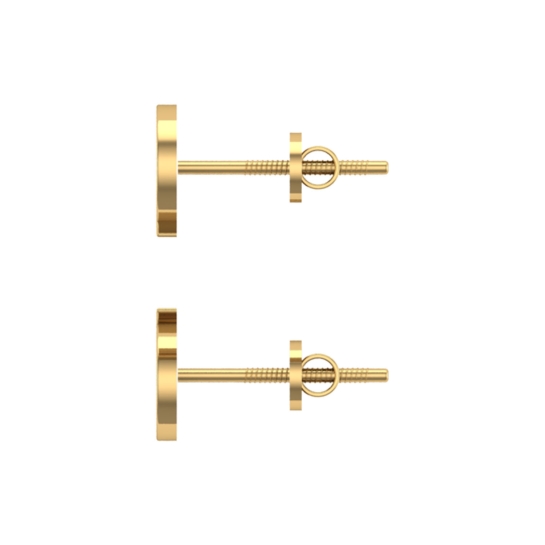 Mahi Gold Stud Earrings Design for daily use 