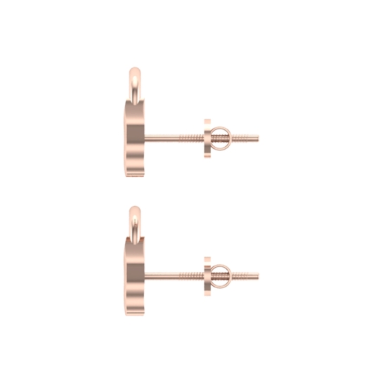 Sapna Gold Stud Earring