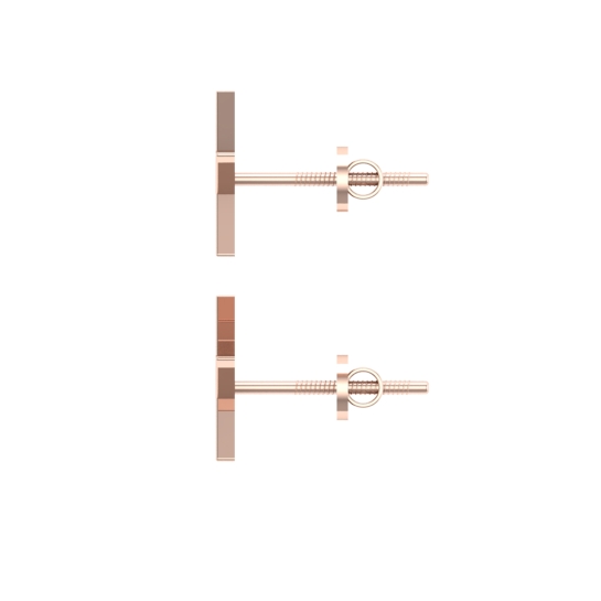 Dipika Gold Stud Earrings Design for daily use 