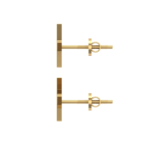 Sanjana Gold Stud Earring