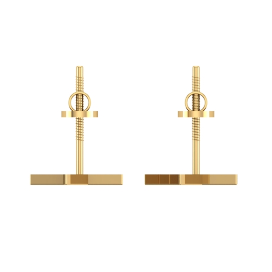 Sanjana Gold Stud Earring