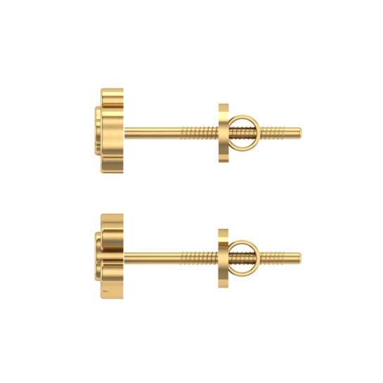 Himashi Gold Stud EarringS Design for daily use 