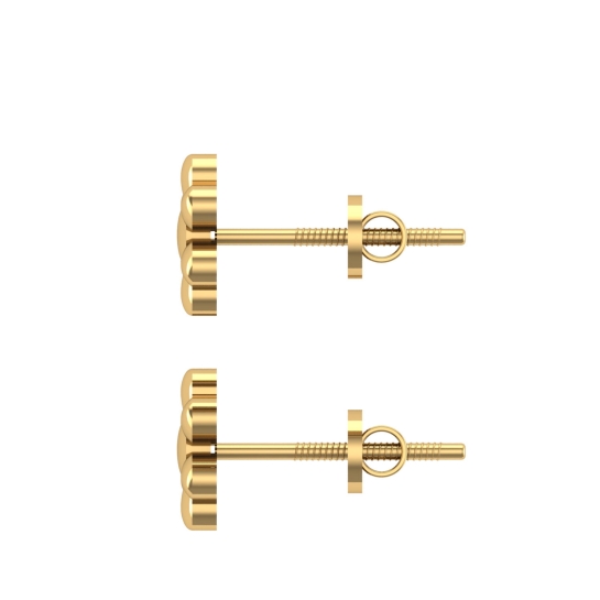 Ruchi Gold Stud Earring