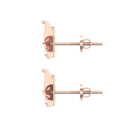 Gungun Gold Stud Earrings Design for daily use 