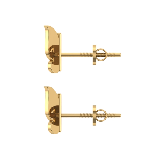 Simran Gold Stud Earring