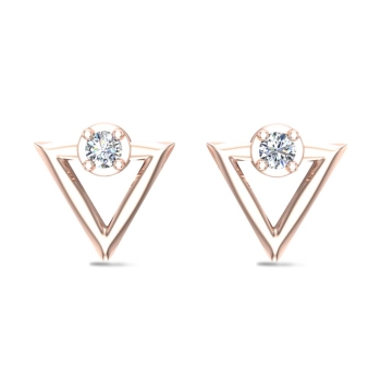 Amara Rose Gold Stud…