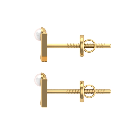 Liam Rose Gold Earings Design for daily use 