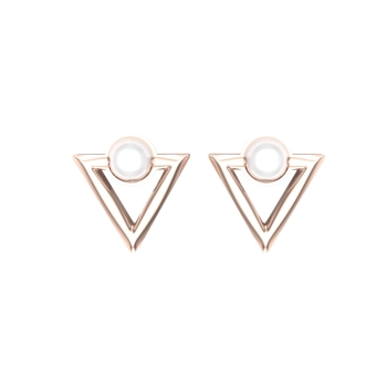 Liam Rose Gold Earin…