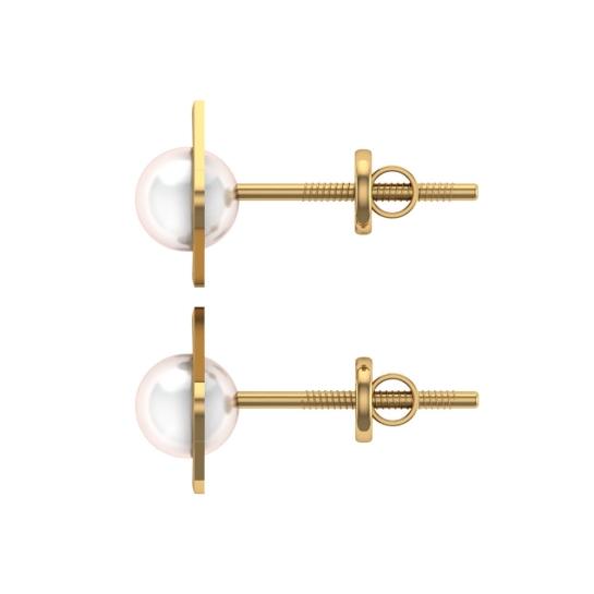 Linda Rose Gold Earrings Design for daily use 