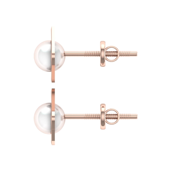 Linda Rose Gold Earrings Design for daily use 