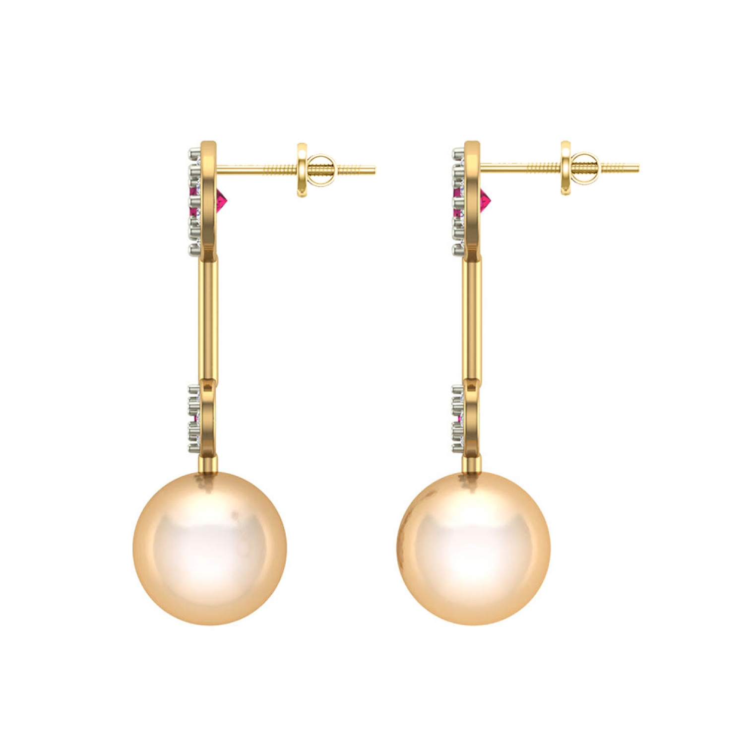 Pearl studs  pearl drop earrings  DEMICO  DEMICO Jewellery