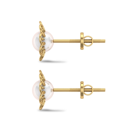 Ava Rose Gold Earings Design for daily use 