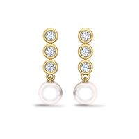 Lucas Yellow Gold Earrings