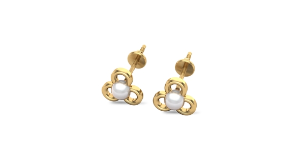 Diamond & Detachable Pearl Earrings by Julia Lloyd George