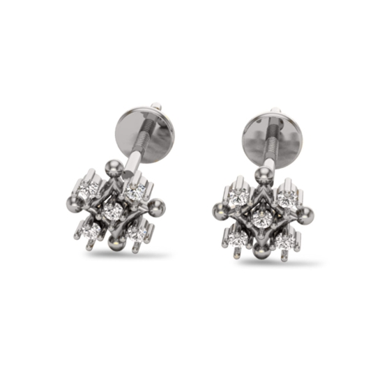 Rey Rose Diamoond Earrings