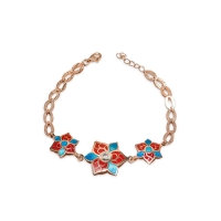 925 Silver 2 Sided Beautiful Charm Bracelet | Silver Bracelet For Women