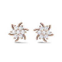 Hailey Rose Gold Earrings