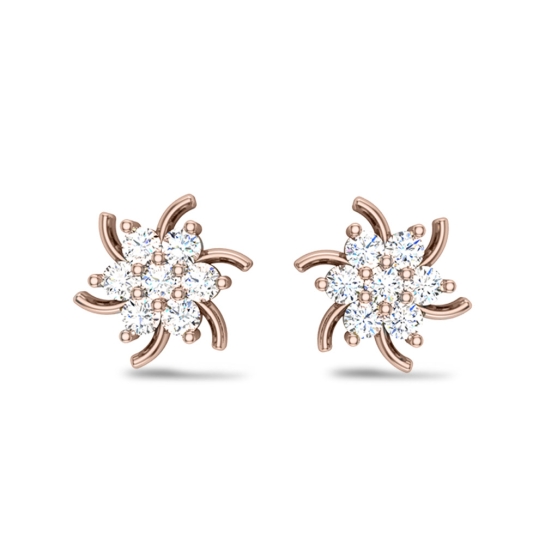 Hailey Rose Gold Earrings