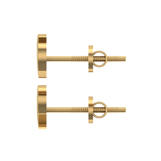 Annu Gold Stud Earrings Design for daily use 