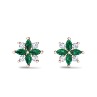 Levi Rose Gold Earrings