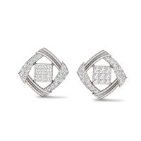 Noah White Diamond Earrings