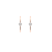 Wyatt Rose Diamond Earrings