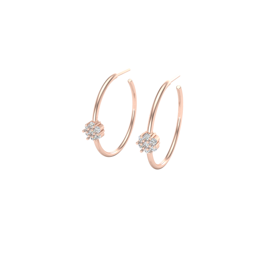 Wyatt Rose Diamond Earrings