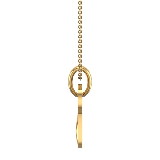 Latin Aries Rose Gold Zodiac Pendant Designs For Female