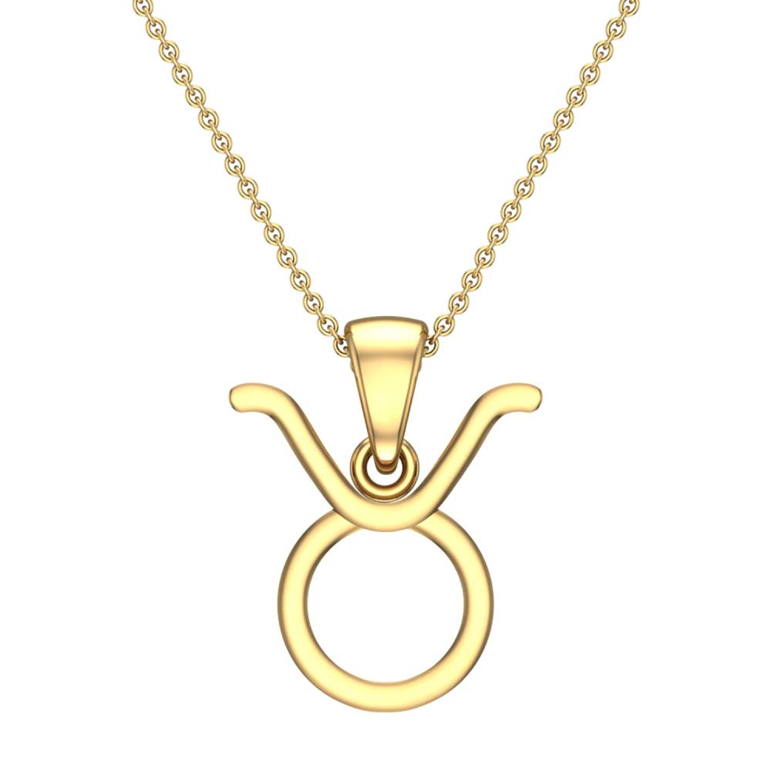 Taurus Zodiac Pendant Necklace – V THE LABEL