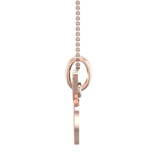 Celtic Taurus Rose Gold Zodiac Pendant Designs For Female 