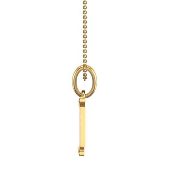 Grace Gemini Yellow Gold Zodiac Pendant Designs For Female