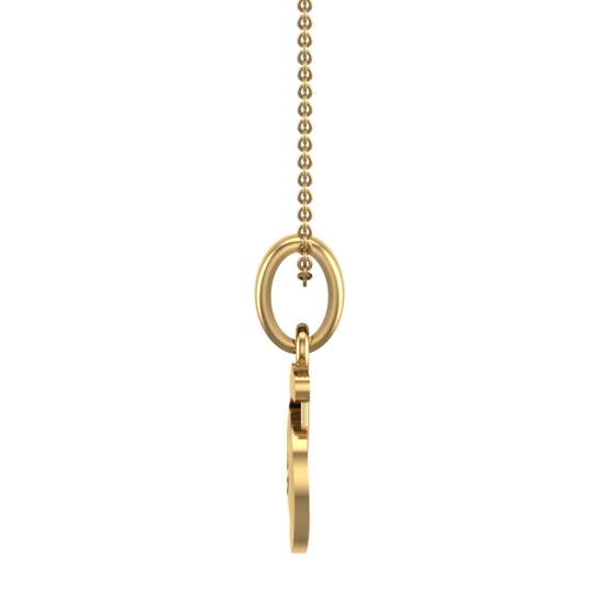 Jace Cancer Yellow Gold Zodiac Pendant Designs For Female
