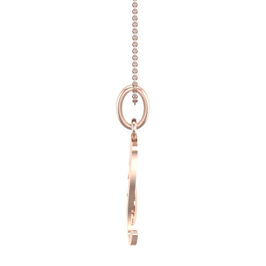 Elle Leo Rose Gold Zodiac Pendant Designs For Female