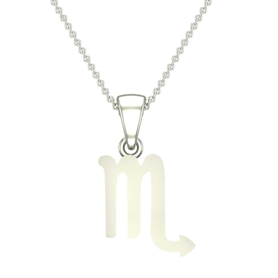 Skye Scorpio Yellow Gold Zodiac Pendant