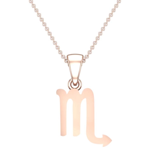 Skye Scorpio Rose Gold Zodiac Pendant