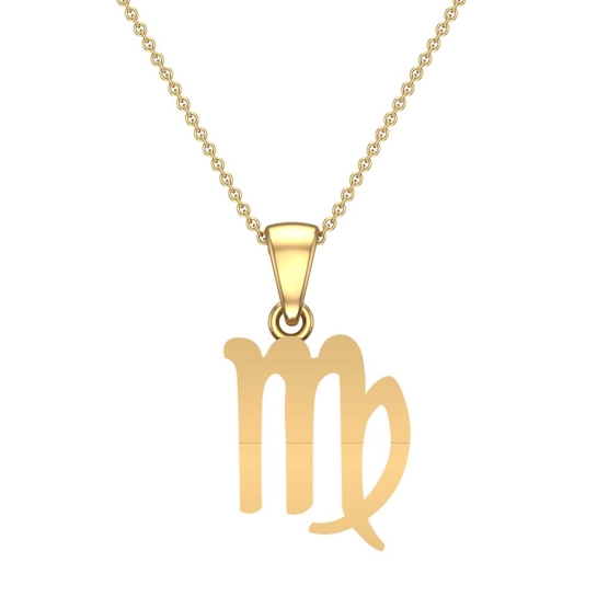 Eve Scorpio White Gold Zodiac Pendant Designs For Female