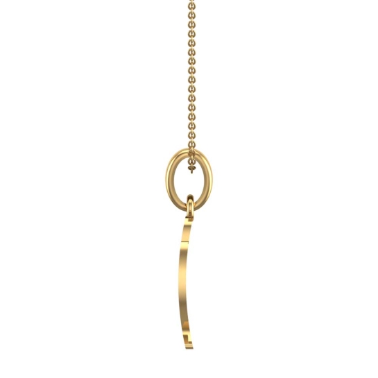 Eve Scorpio Yellow Gold Zodiac Pendant Designs For Female