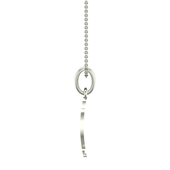 Eve Scorpio White Gold Zodiac Pendant Designs For Female