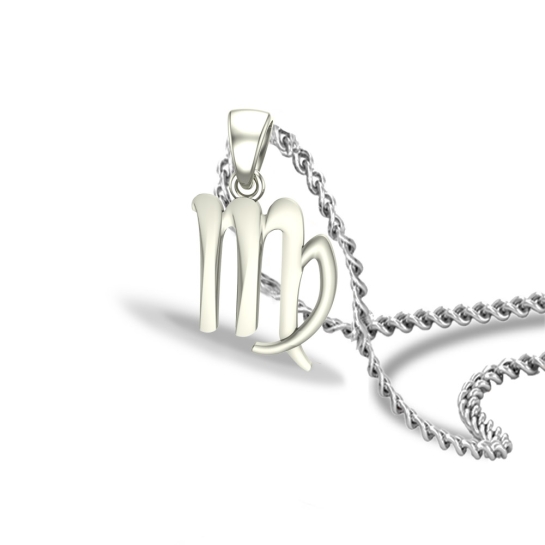 Eve Scorpio White Gold Zodiac Pendant Designs For Female