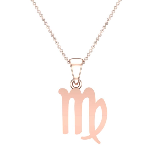 Eve Scorpio White Gold Zodiac Pendant Designs For Female