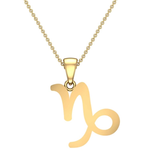 Selah Aries Rose Gold Zodiac Pendant