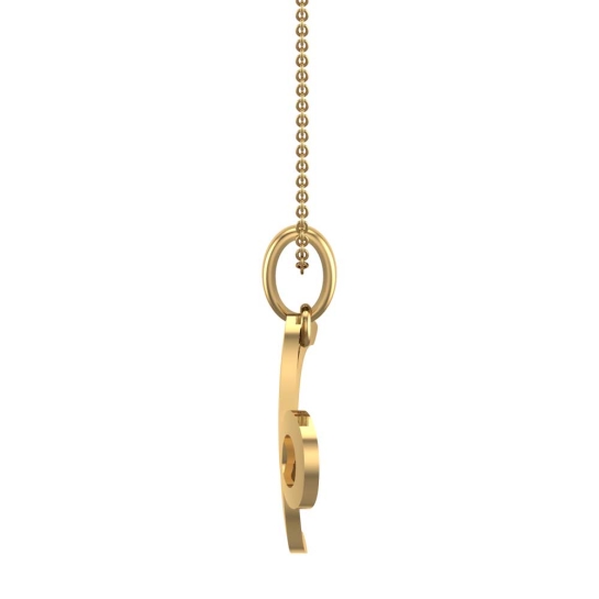 Selah Aries Yellow Gold Zodiac Pendant