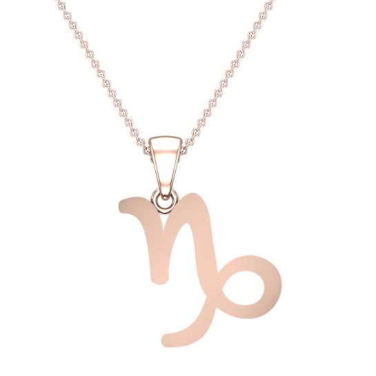 Selah Aries Rose Gold Zodiac Pendant