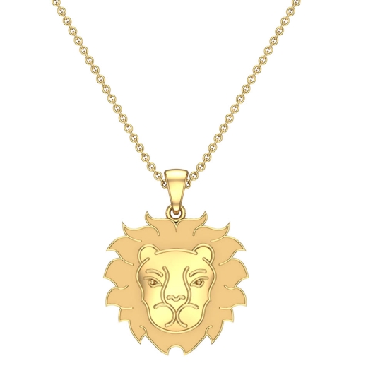 Colton Leo White Gold Zodiac Pendant Designs For Female 