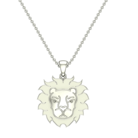 Colton Leo Yellow Gold Zodiac Pendant Designs For Female